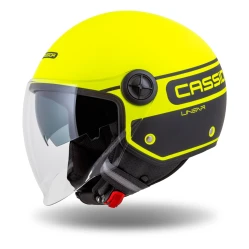 CASSIDA Handy Plus Linear, přilba (žlutá fluo matná/černá)