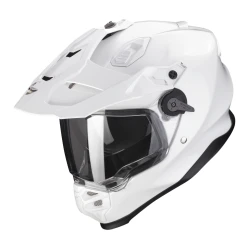 SCORPION ADF-9000 AIR moto přilba solid perleťově bílá
