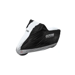 OXFORD Aquatex, plachta na motorku, černá/stříbrná