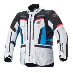 ALPINESTARS bunda BOGOTA PRO DRYSTAR HONDA kolekce (světle šedá/červená fluo/modrá/černá)