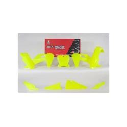 RACE TECH sada plastů 6 dílů pasuje na HQ FC/TC 19-22 fluo žlutá