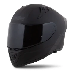 CASSIDA přilba Aero Solid, černá matná/šedá