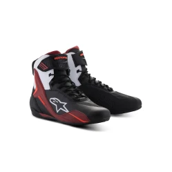 ALPINESTARS FASTER-4, boty (černá/bílá/tmavě červená)
