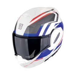 SCORPION EXO-TECH EVO FURIO, moto přilba bílo/červeno/modrá