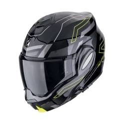 SCORPION EXO-TECH EVO CONQUER, moto přilba černo/fluo žlutá