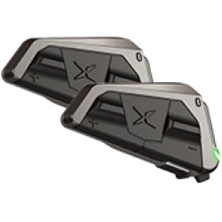SCORPION EXO-COM LINK-1, Intercom, dual tmavě stříbrný