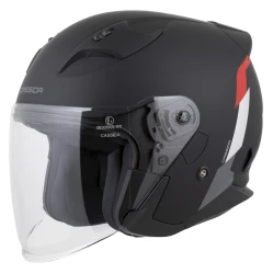 CASSIDA přilba Reflex 2.0 Safety, černá matná/červená/šedá/stříbrná reflexní