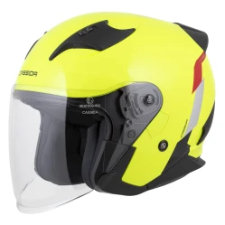 CASSIDA přilba Reflex 2.0 Safety, žlutá fluo/červená/šedá/stříbrná reflexní