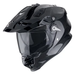 SCORPION ADF-9000 CARBON AIR solid, moto přilba, černá