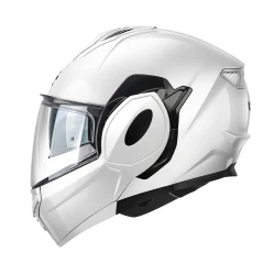 KAPPA KV55 SOLID překlopná bílá moto přilba