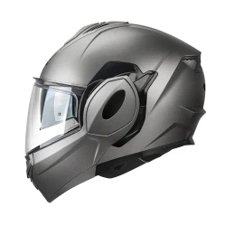 KAPPA KV55 SOLID překlopná šedá moto přilba