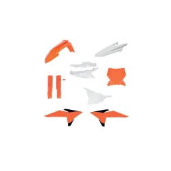 ACERBIS plastový full kit pro SX/SXF 25- oranž/bílá