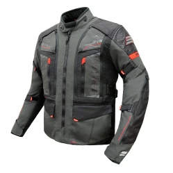 SPARK TRAILMASTER pánská textilní moto bunda, šedá