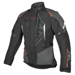 AYRTON Teressa II, dámská bunda, černá šedá červená fluo