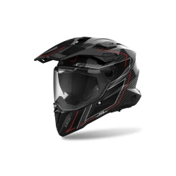 AIROH COMMANDER 2 Carbon Stylish, enduro přilba černá lesklá
