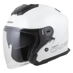CASSIDA Jet Tech 2.0 Solid, přilba bílá/černá/šedá