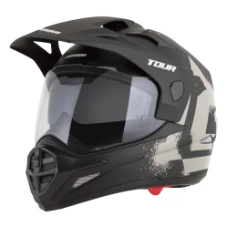 CASSIDA Tour 2.0 Crew, enduro přilba černá matná/písková