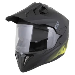 ZED XD1, enduro přilba černá matná/žlutá fluo