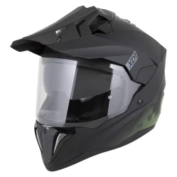 ZED XD1, enduro přilba černá matná/tmavě zelená