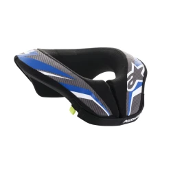 ALPINESTARS SEQUENCE YOUT dětský nákrčník černá/modrá