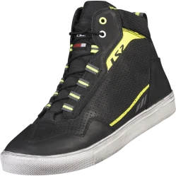 LS2 ZOE LADY BOOTS BLACK H-V YELLOW, dámské moto boty