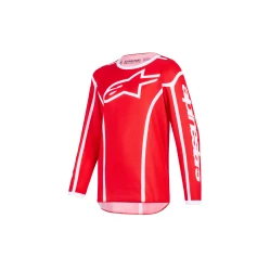 ALPINESTARS FLUID APEX YOUTH, dětský dres, červená/bílá