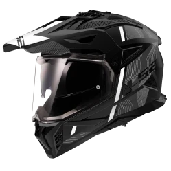 LS2 MX702 PIONEER II HILL MATT BLACK WHITE-06