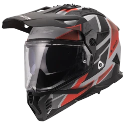 LS2 MX702 PIONEER II BLOCK GREY RED-06