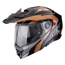 SCORPION ADX-2 KAMPS Moto přilba černo/měděná