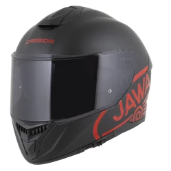 CASSIDA GT 2.1 Jawa Solid, přilba Integral (černá mat/červená lesk)