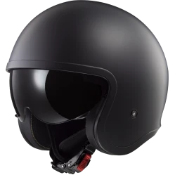 LS2 OF599 SPITFIRE II SOLID MATT BLACK-06