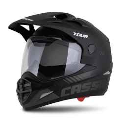 CASSIDA Tour 2.0 Dual, enduro přilba (černá matná/šedá)