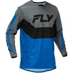 FLY RACING KINETIC, MX dres (modrá/šedá/černá)