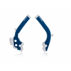ACERBIS kryt (chránič) rámu KTM SX/SXF kromě SX250/16, TC/FC, bílá/modrá