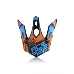 ACERBIS kšilt přilby junior Steel modrá/červená