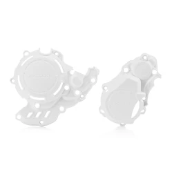 ACERBIS Sada kryt víčka spojky a zapalování KTM EXC-F,HQ FE 250/350 17-19 bílá