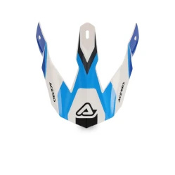 ACERBIS náhradní kšilt k přilbě Linear bílá/modrá