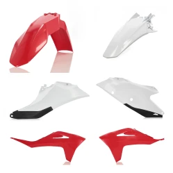 ACERBIS plastový kit GASGAS EX300/EXF250/350/450/MC125/MCF250/450 21 - červená/bílá
