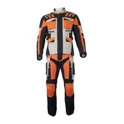 BOLDER SET 39 Adventure turismo bunda 1107 + kalhoty 1108 oranžová/béžová