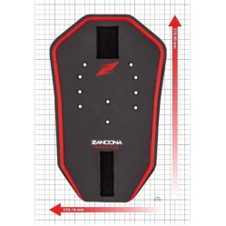 ZANDONA 7101 Ochrana zad 230x370mm back insert černá 