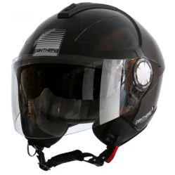 PANTHERA JS2 HALF JET moto přilba černá