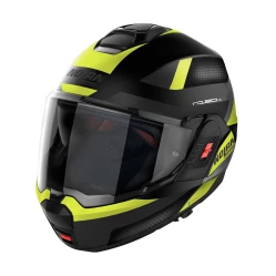 NOLAN N120-1 Subway N-com Flat Black 23 M, překlápěcí přilba