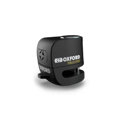 OXFORD Micro XA5, zámek kotoučové brzdy (integrovaný alarm, černý, průměr čepu 5,5 mm)