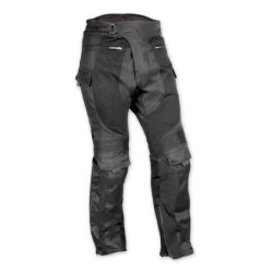 A-PRO SUMMER-MEN pánské černé textilní moto kalhoty