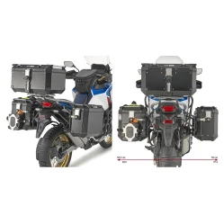 KAPPA KLO1178CAM nosič bočních kufrů HONDA CRF 1100 L Africa Twin Adventure Sports (20)