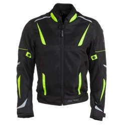 INFINE Ocean 3 v1 textilní moto bunda černá/zelená