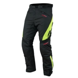 A-PRO Hydro Lady dámské textilní moto kalhoty černá/žlutá