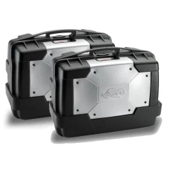 KAPPA KGR33PACK2 GARDA - sada bočních moto kufrů černá/stříbrná