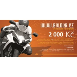 BOLDER Dárkový poukaz na nákup v hodnotě 2000,- Kč