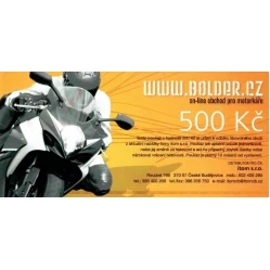 BOLDER Dárkový poukaz na nákup v hodnotě 500,- Kč